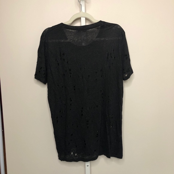 IRO DISTRESSED LINEN TEE - Picture 8 of 10